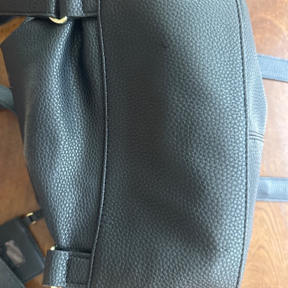 Steve Madden black faux leather backpack - Picture 5 of 8